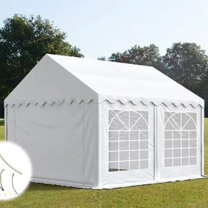 Šator za zabave 3x4m, PVC cerada, bijela AKCIJSKA CIJENA