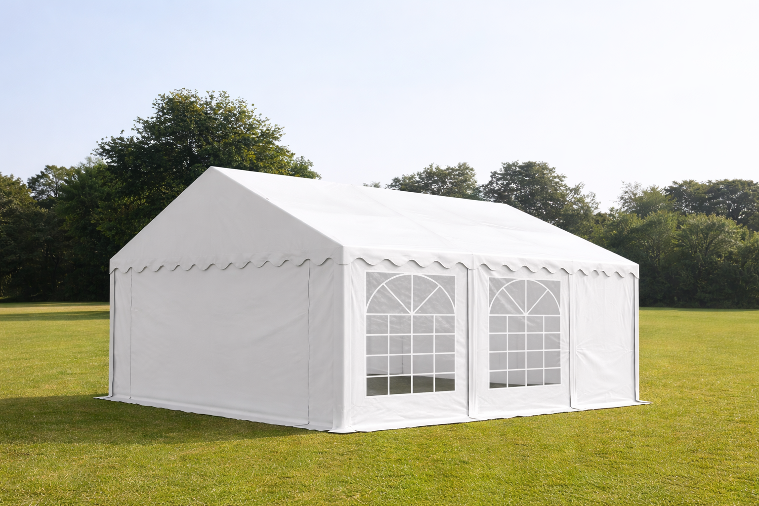 Šator za zabave 5x6m, PVC cerada, bijela