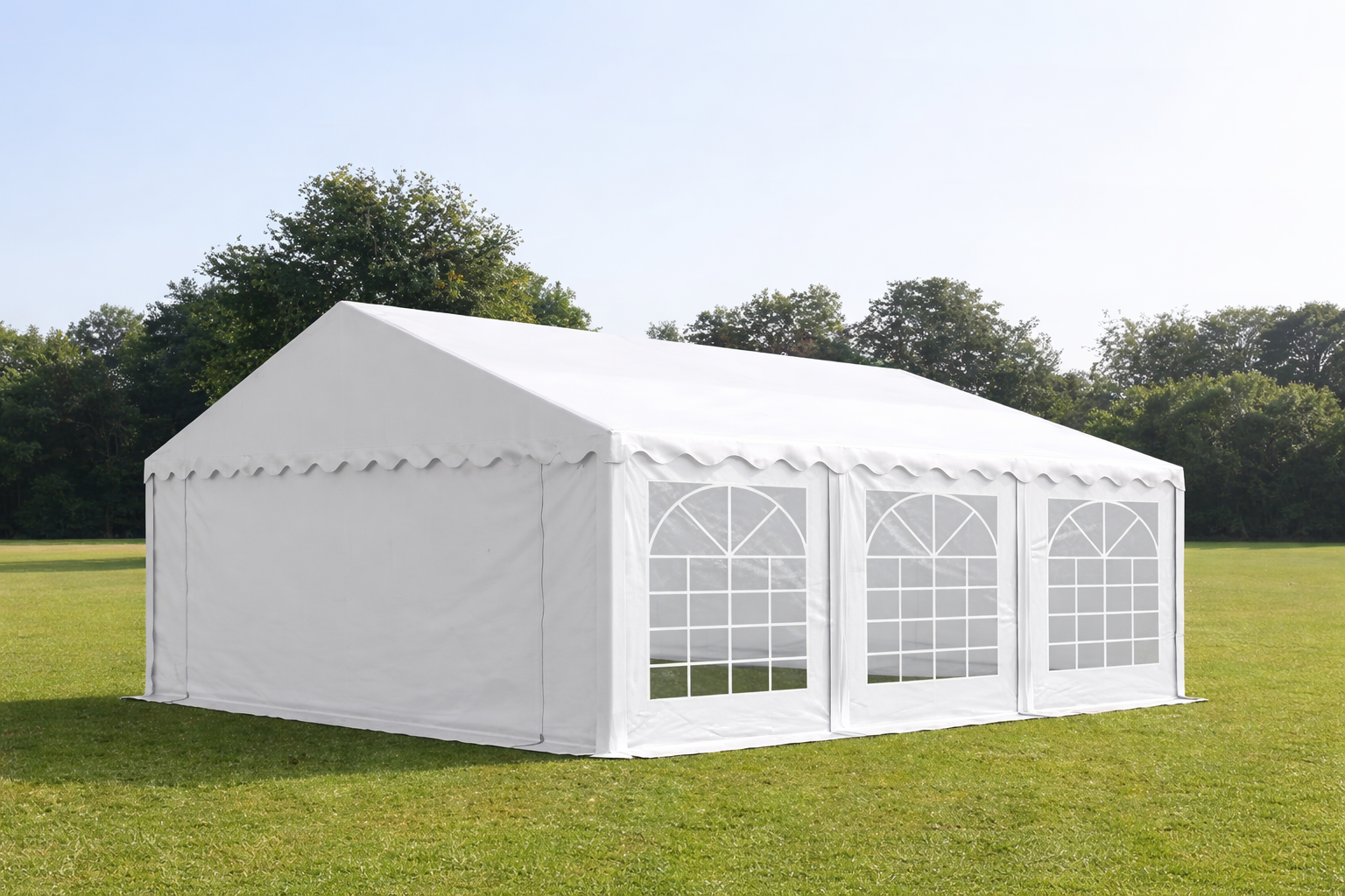 Šator za zabave 5x6m, PVC cerada, bijela