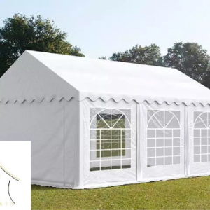 Šator za zabave 3x6m, PVC cerada, bijela AKCIJSKA CIJENA
