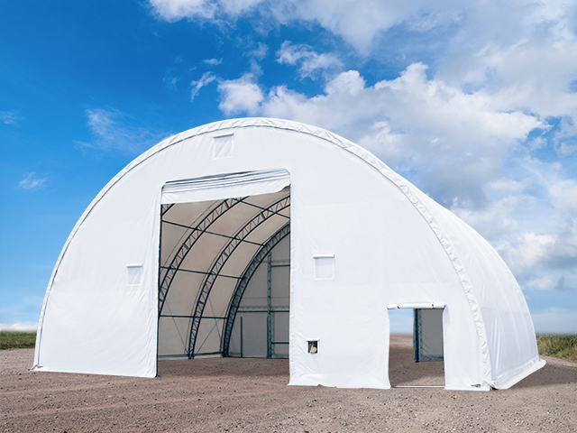 Skladišna hala 15,25x12m, PRIMETex cerada, bijela, sa statičkom analizom